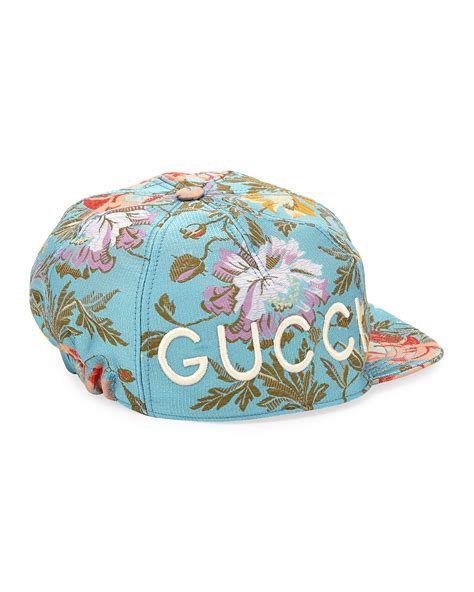 Gucci Loved Floral Jacquard Baseball Cap 